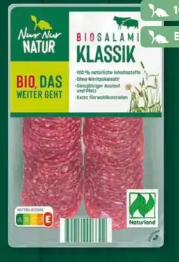 Aldi Süd Nur Natur Bio-Salami Angebot