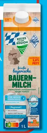 Aldi Süd Bestes aus der Region Frische Bayrische Bauernmilch Angebot