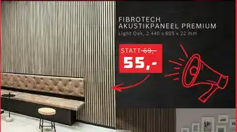 Bauhaus FIBROTECH AKUSTIKPANEEL PREMIUM Angebot