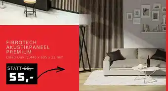 Bauhaus FIBROTECH AKUSTIKPANEEL PREMIUM Angebot