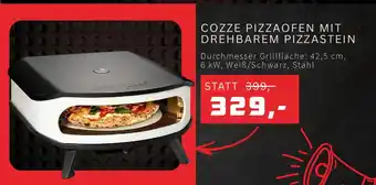 Bauhaus COZZE PIZZAOFEN MIT DREHBAREM PIZZASTEIN Angebot