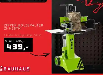 Bauhaus ZIPPER HOLZSPALTER ZI-HS8TN Angebot
