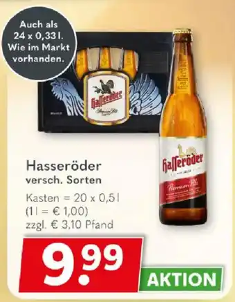Getränkeland Hasseröder Angebot