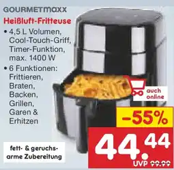 Netto Marken-Discount GOURMETMaxx Heißluft-Fritteuse Angebot
