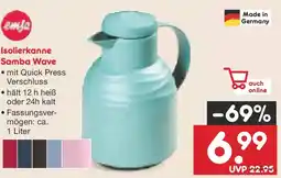 Netto Marken-Discount emsa Isolierkanne Samba Wave Angebot