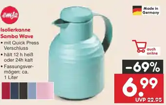 Netto Marken-Discount emsa Isolierkanne Samba Wave Angebot