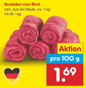 Netto Marken-Discount Rouladen vom Rind Angebot