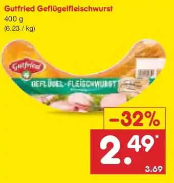 Netto Marken-Discount Gutfried Geflügelfleischwurst Angebot