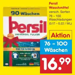 Netto Marken-Discount Persil Waschmittel Angebot