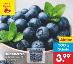 Netto Marken-Discount Obst & Gemüse Heidelbeeren Angebot