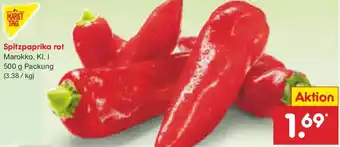 Netto Marken-Discount MARKT TAG Spitzpaprika rot Angebot