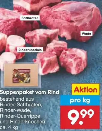 Netto Marken-Discount Suppenpaket vom Rind Angebot
