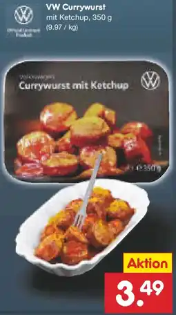 Netto Marken-Discount VW Currywurst Angebot