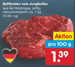 Netto Marken-Discount Saftbraten vom Jungbullen Angebot