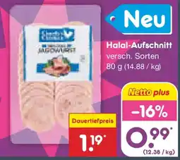 Netto Marken-Discount Halal-Aufschnitt Angebot