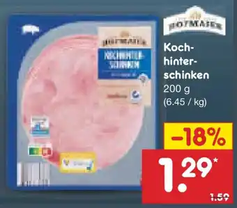 Netto Marken-Discount Koch- hinter- schinken Angebot