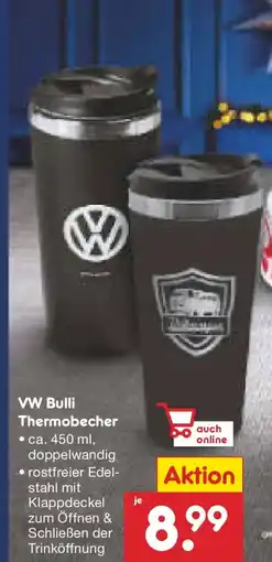 Netto Marken-Discount VW Bulli Thermobecher Angebot
