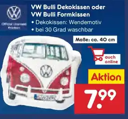Netto Marken-Discount VW Bulli Dekokissen oder VW Bulli Formkissen Angebot