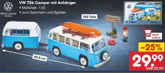 Netto Marken-Discount VW T2b Camper mit Anhänger Angebot