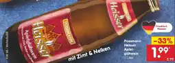 Netto Marken-Discount Possmann Heisser Apfelglühwein Angebot