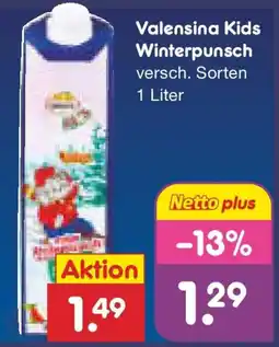 Netto Marken-Discount Valensina Kids Winterpunsch Angebot