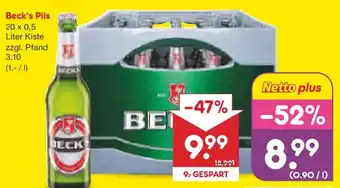 Netto Marken-Discount Beck's Pils Angebot