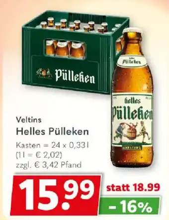 Getränkeland Veltins Helles Pülleken Angebot