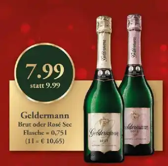 Getränkeland Geldermann Brut oder Rosé Sec Angebot