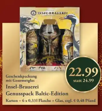Getränkeland Insel-Brauerei Genusspack Baltic-Edition Angebot