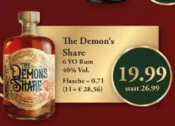 Getränkeland The Demon's Share 6 YO Rum Angebot