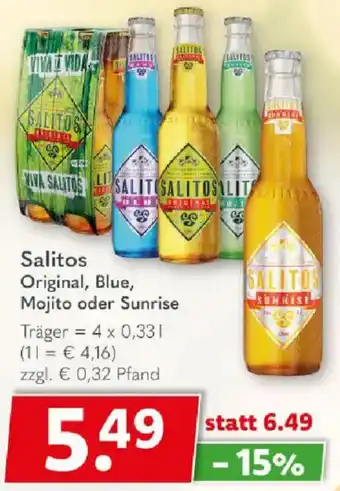 Getränkeland Salitos Original, Blue, Mojito oder Sunrise Angebot