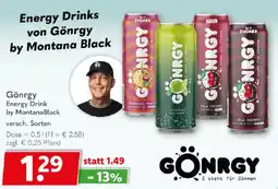Getränkeland Gönrgy Energy Drink by Montana Black Angebot