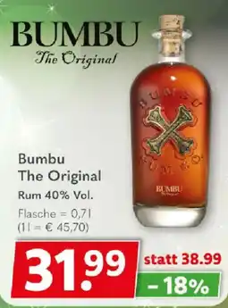 Getränkeland Bumbu The Original Rum Angebot