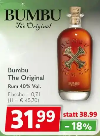 Getränkeland Bumbu The Original Rum Angebot