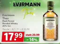 Getränkeland Evermann Theo Black Forest Blended Whisky Angebot