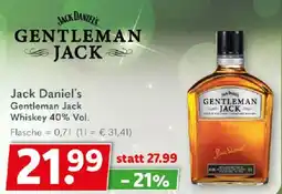 Getränkeland Jack Daniel's Gentleman Jack Whiskey Angebot
