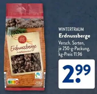 Aldi Süd WINTERTRAUM Erdnussberge Angebot