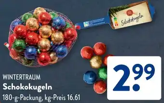 Aldi Süd WINTERTRAUM Schokokugeln Angebot