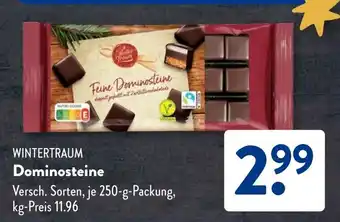 Aldi Süd WINTERTRAUM Dominosteine Angebot