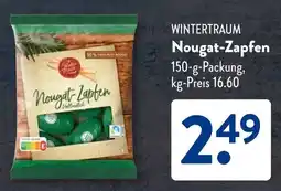 Aldi Süd WINTERTRAUM Nougat-Zapfen Angebot
