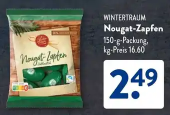 Aldi Süd WINTERTRAUM Nougat-Zapfen Angebot