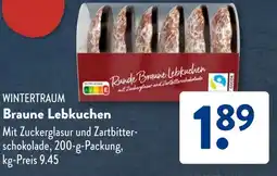 Aldi Süd WINTERTRAUM Braune Lebkuchen Angebot
