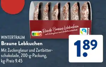Aldi Süd WINTERTRAUM Braune Lebkuchen Angebot