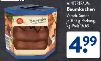 Aldi Süd WINTERTRAUM Baumkuchen Angebot