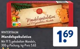 Aldi Süd WINTERTRAUM Mandelspekulatius Angebot