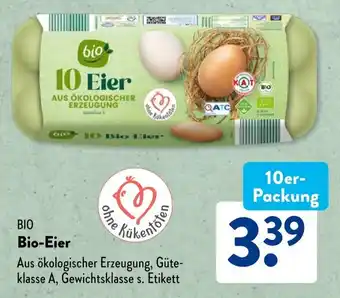 Aldi Süd BIO Bio-Eier Angebot