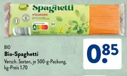 Aldi Süd BIO Bio-Spaghetti Angebot