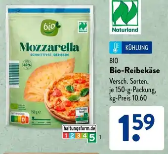 Aldi Süd BIO Bio-Reibekäse Angebot