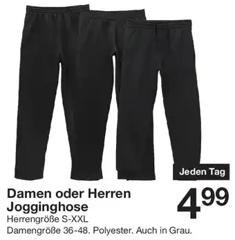Zeeman Damen oder Herren Jogginghose Angebot
