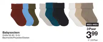 Zeeman Babysocken 3 Paar Angebot